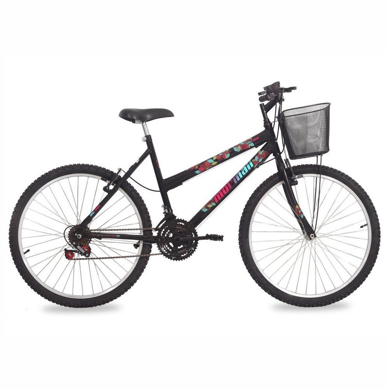 Bic Eco Mormaii Aro 24 MTB 45,0 18V Fem C24 Safira c/ Cesta V-Brake (Bic 1.0)