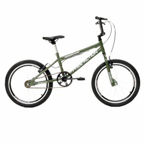 Bicicleta Aro 20 Free Action STS Cross 1V V-Brake - Verde Militar