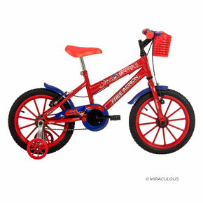 Bicicleta Aro 16 Free Action Lady Bug ® Miraculous MTB 1V V-Brake