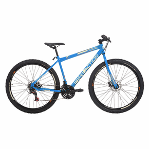 Bicicleta Aro 29 Free Action Flexus 1.5 MTB 21V Disk-Brake - Azul