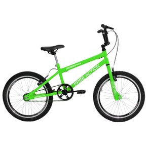 Bicicleta Aro 20 Free Action STS Cross 1V V-Brake - Verde Kawasaki