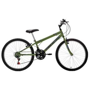 Bicicleta Aro 24 Mormaii Safira MTB 18V V-Brake Rosa Chicle