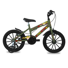 Bicicleta Aro 16 Free Action Kiss MTB 1V V-Brake - Verde Tiffany