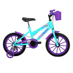 Bicicleta Aro 16 Free Action Joy MTB 1V V-Brake - Verde Kawasaki