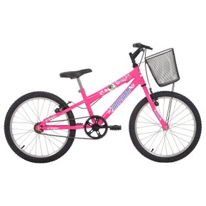 Bicicleta Aro 20 Mormaii Sweet Girl MTB 1V V-Brake - Rosa Chicle