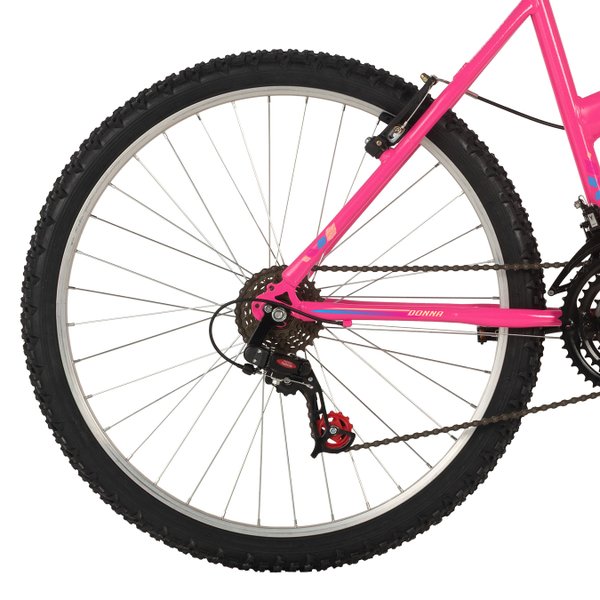 Bicicleta Aro 26 Free Action Donna MTB 18V V-Brake - Rosa Chicle
