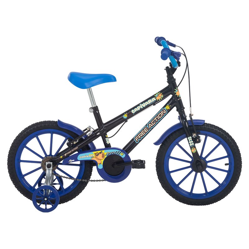 Bic Free Action Aro 16 MTB Soft 45,0 1V Masc Capivara Riders V-Brake 2025