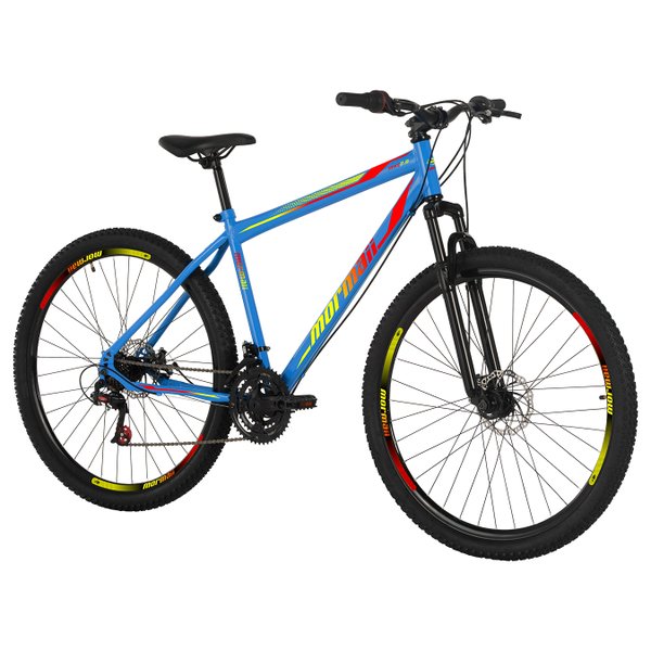 Bicicleta Aro 29 Mormaii Jaws 2.0 21V Disk-Brake Azul Capri