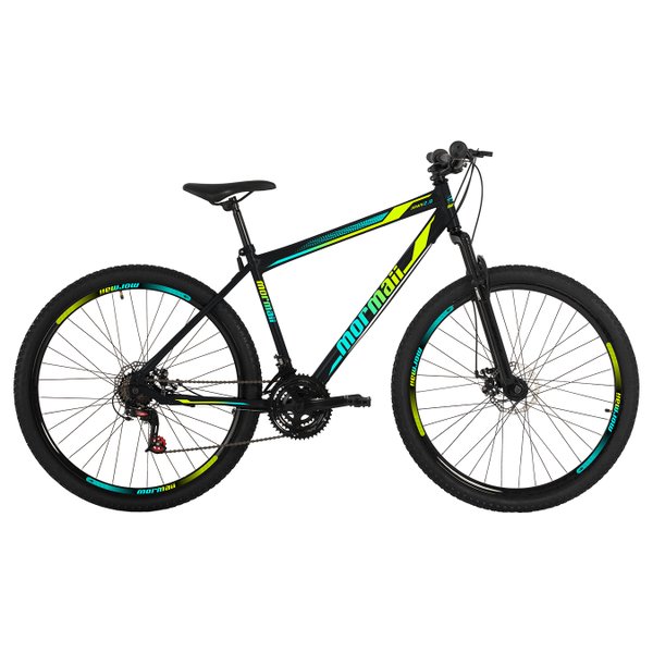Bicicleta Aro 29 Mormaii Jaws com 21 marchas, quadro em aço