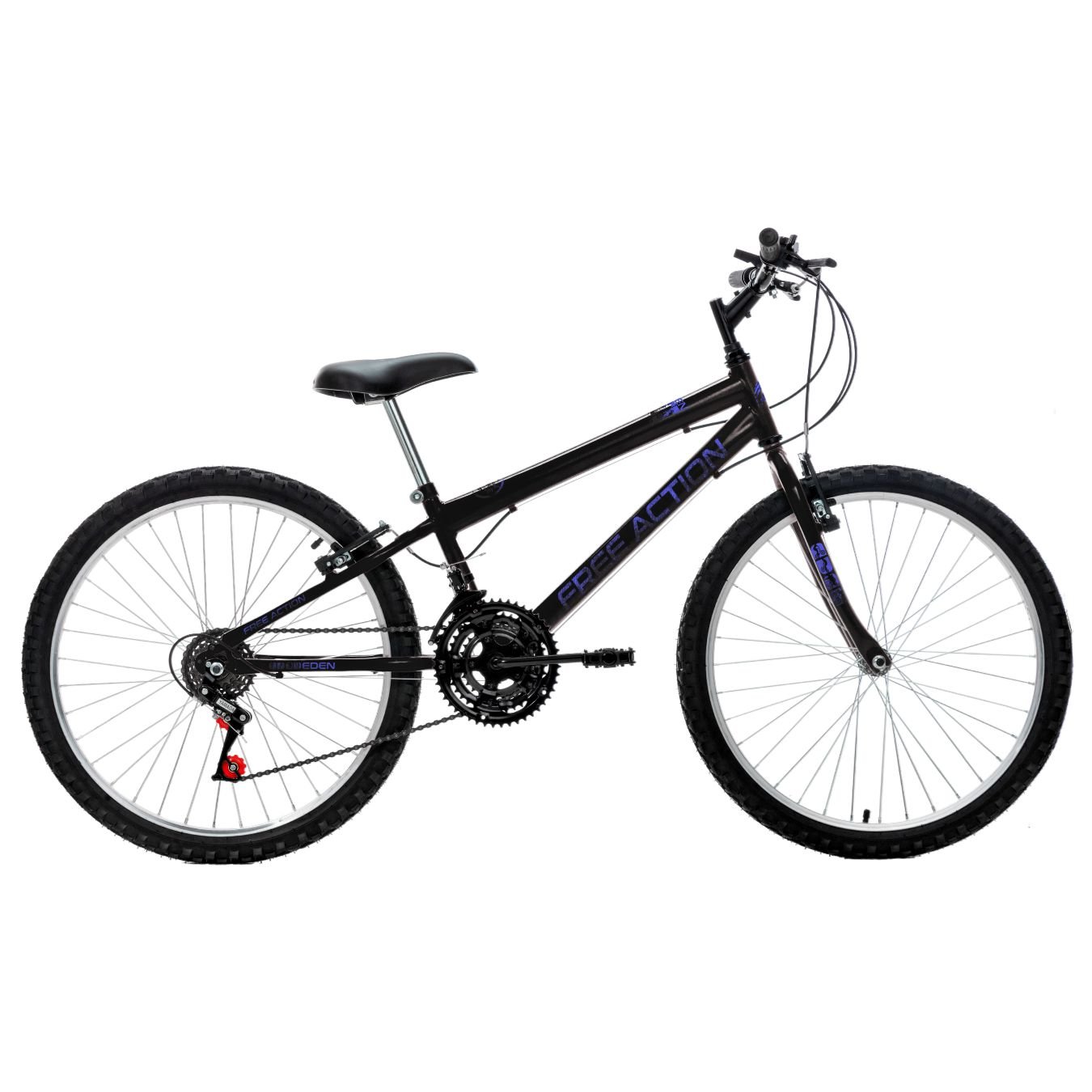 Bicicleta Aro 24 Mormaii Safira MTB 18V V-Brake Rosa Chicle
